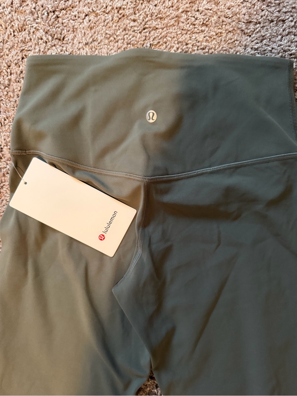 Lululemon Align High Rise Mini Flare Pant in Grey Sage - Picture 5 of 5